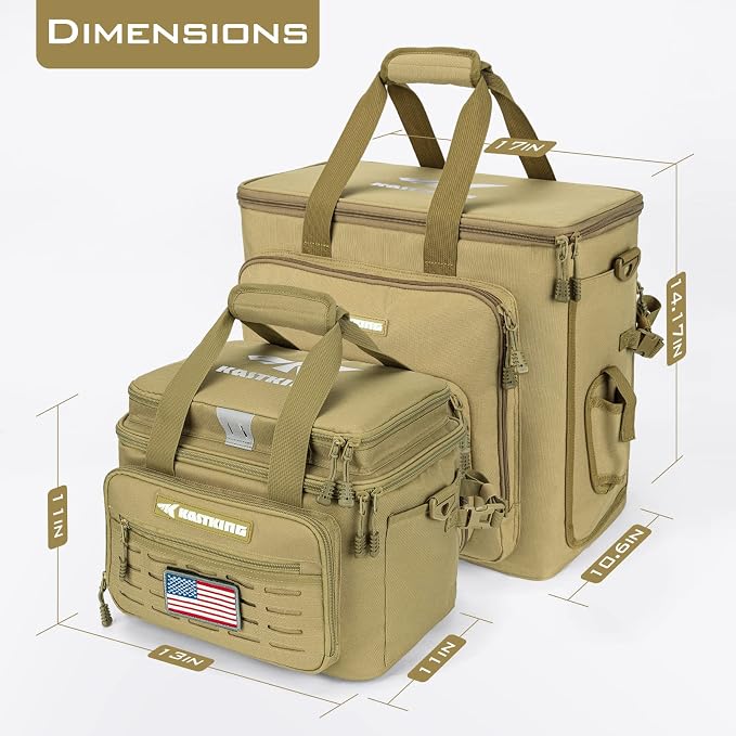 KastKing Fishing Tackle Bags - Saltwater & Freshwater Fishing Bags - Water Resistant, Padded Shoulder Strap - Gear Storage