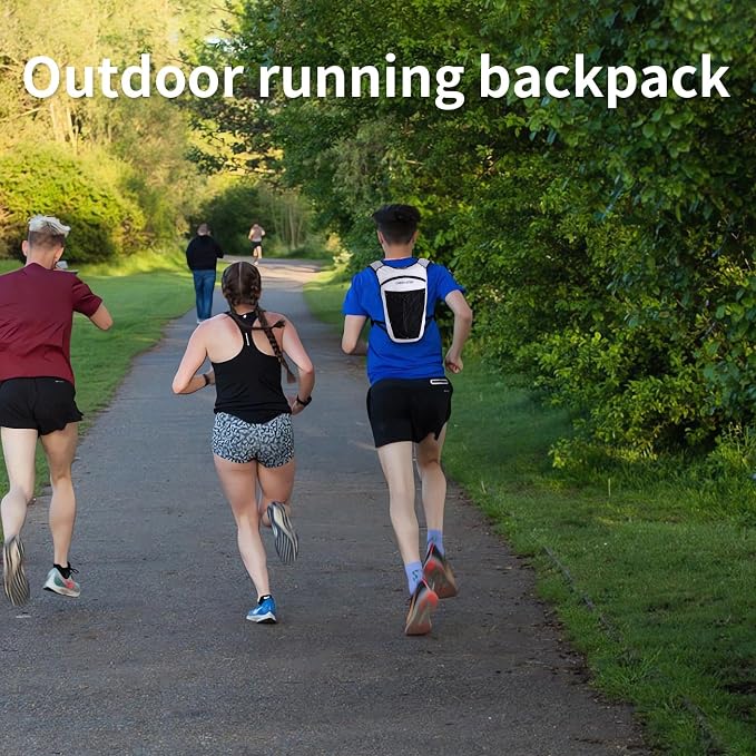 Carey STEN Lightweight Running Hydration Vest, Breathable Outdoor Backpack for Trail Running, Hiking, Cycling & Marathon, Suitable for Both Men and Women