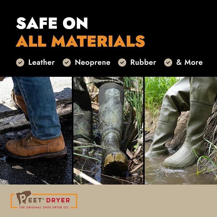 PEET, Original Dryer, Electric Shoe Dryer, Work Boots, Outdoor Gear, Athletic Gear, Silent,Energy-Efficient, Made in USA