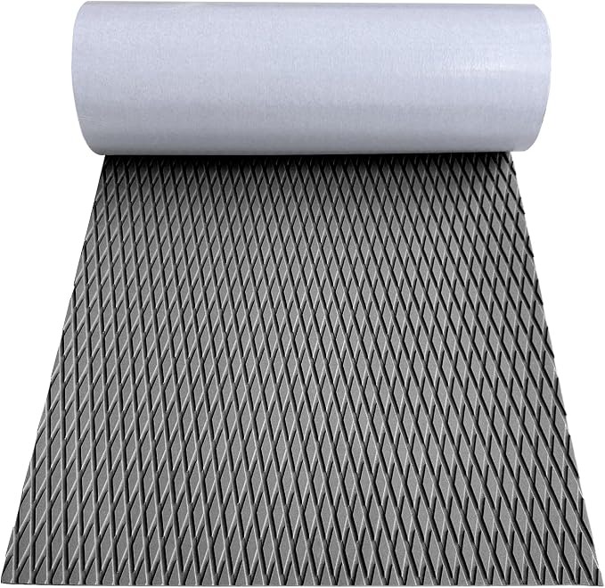 Hjdeck Boat Flooring EVA Foam Boat Decking Marine Carpet Non-Slip Decking Sheet Self-Adhesive Marine Flooring for Fishing Boat Kayak Yacht RV Swimming Pool Golf Cart 94.5"x23.6"/16.1"/11.8"