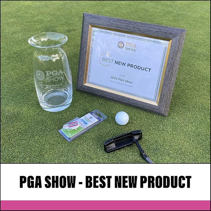 Putting Alignment Aid Tool - Golf Ball Marker - Rotate to Aim - Golf Gift Accessory for Men & Women Golfers - USGA Compliant
