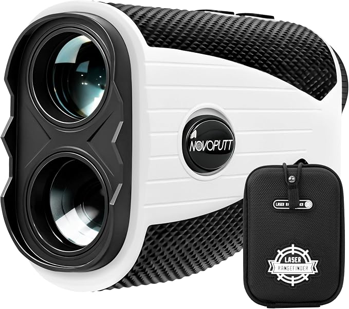 Golf Rangefinder with Slope - 1200 Yards Range Finder for Golfing/Hunting, 7X Magnification, Flag Pole Locking Vibration, Rechargeable Range Finders with Magnet Stripe, Best Golf Accessories Gift
