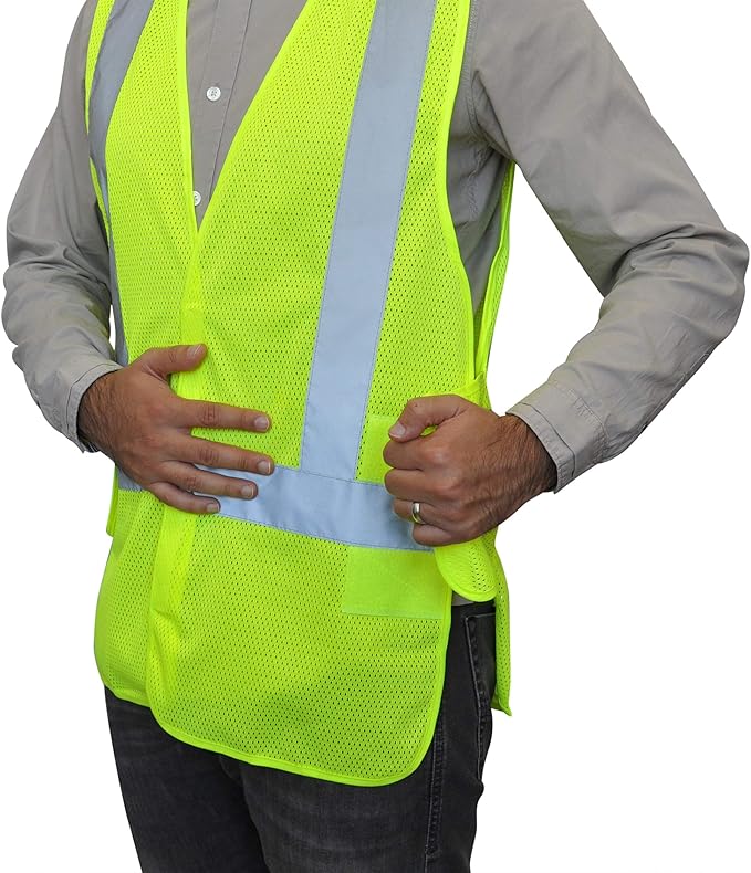NYOrtho High Reflective Vest - Construction Vest - Universal Fit - ANSI/ISEA Class 2 - Sweat-Free With Reflective Material