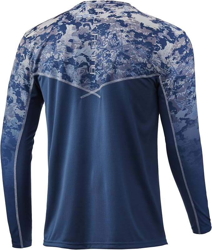 HUK Men's Icon X Long Sleeve Shirt, Performance Fishing Shirt