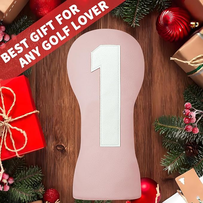 Premium Golf Head Covers - Golf Driver Head Covers, Protects Against Scratches and Damage, Specifically Designed for Fairway Woods.