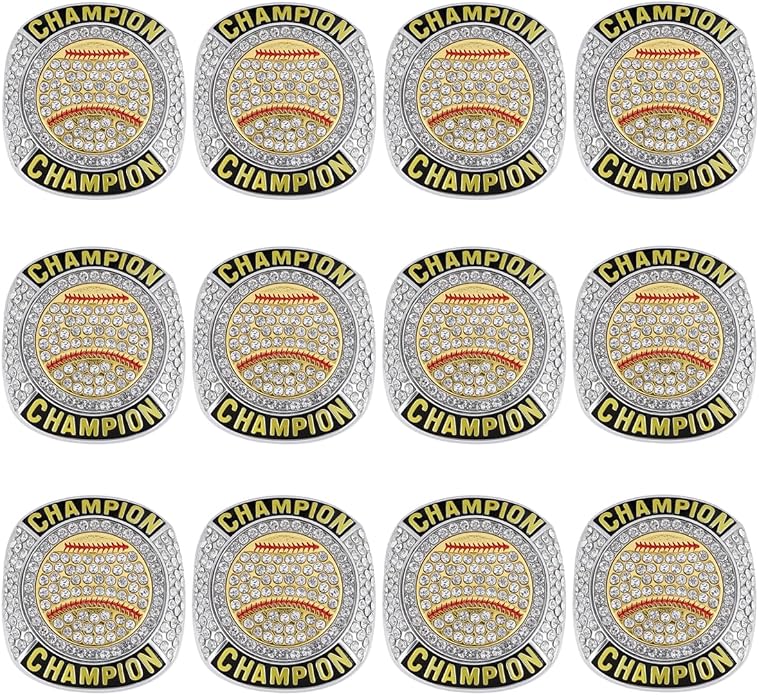 Baseball Championship Ring Trophy Award Gift Tournament Champions or Finalists Champion Ring
