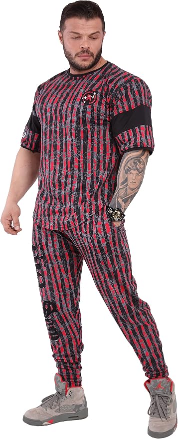 Men's T-Shirt Oversize | Bodybuilding and Fitness Workout Rag Top, Cotton Active Wear Shirt