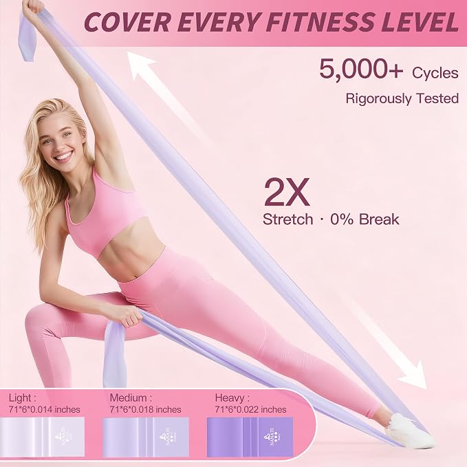 NANATI Pilates Kit, Home Pilates Workout Kit for Women, Pilates Equipment with 14.5" Pilates Ring and Ball, Resistance Bands, Dumbbells & Grip Socks for Home Workouts