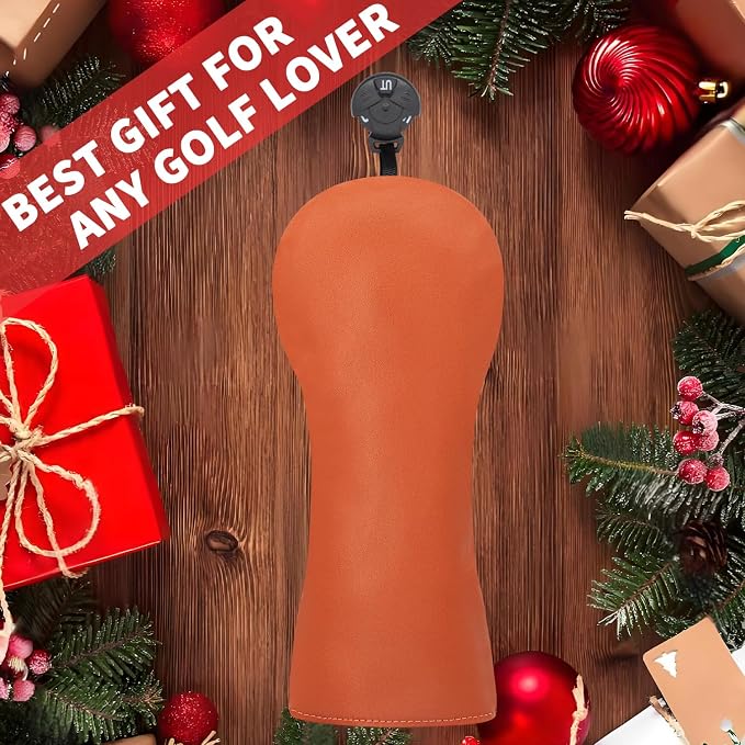 Golf Accessories Golf Club Covers for Driver, Fairway, Hybrids - Golf Driver Headcover/Golf Fairway Wood Head Cover/Hybrid Headcover for Men/Women Golfer