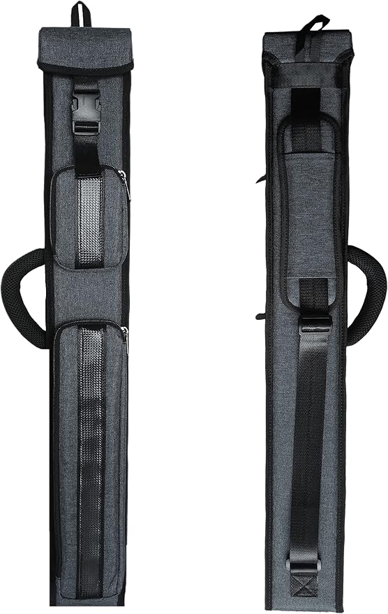 Champion 2X2,2X3,3X4 Nylon/Leatherette Billiard Pool Cue Stick Hard Case