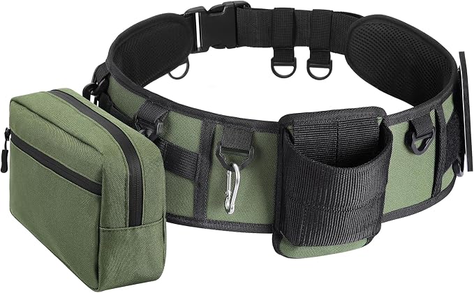 PELLOR Fishing Belt Rod Holder Adjustable Fishing Wading Belt