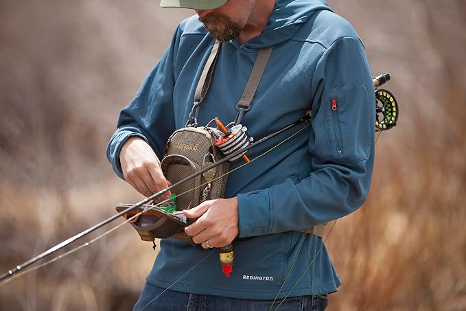 Fishpond: San Juan Vertical Chest Pack, Sand/Saddle Brown