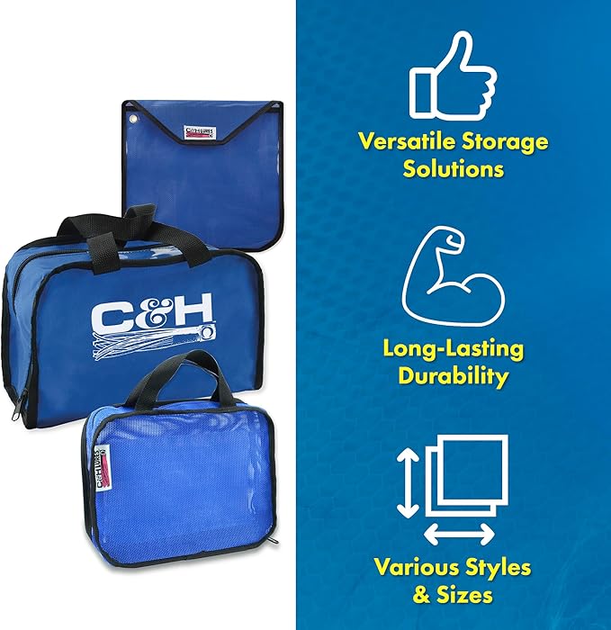 C&H Lures Fishing Lure Case, 10.5 in x 50 in / 26.6 cm x 127 cm, 5 Pocket
