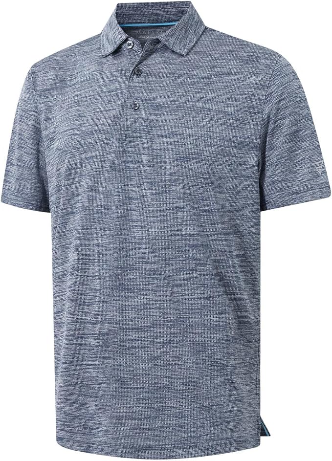M MAELREG Men‘s Golf Shirts Short Sleeve Ultra-Light Soft Performance Quick Dry Athletic with UPF 30+ Polo Shirts for Men