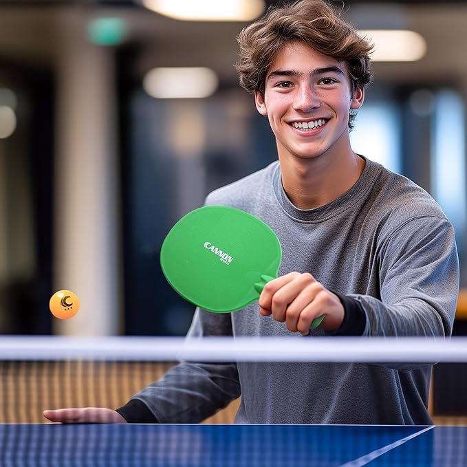 Cannon Sports Unbreakable Table Tennis Paddles - Waterproof & Weather Resistant Table Tennis Rackets for Indoor & Outdoor Use – Textured Easy Grip Handle – Multiple Color Options