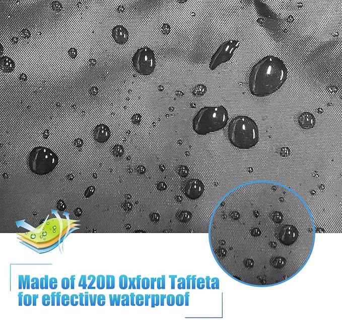 420D Durable 2.6m-6m/7.8-18ft,7 Sizes, 9 Color Durable Kayak Cover Canoe Cockpit Dust Cover, Waterproof UV Sunblock Shield Protector for Fishing Boat,Kayak,Canoe,Paddle Board