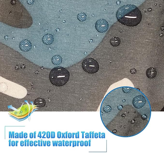 420D Durable 2.6m-6m/7.8-18ft,7 Sizes, 9 Color Durable Kayak Cover Canoe Cockpit Dust Cover, Waterproof UV Sunblock Shield Protector for Fishing Boat,Kayak,Canoe,Paddle Board