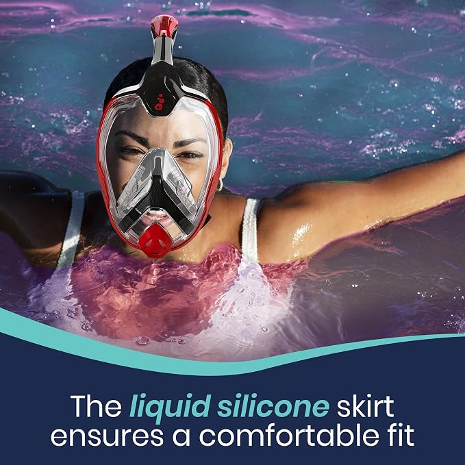 Phantom Aquatics Voda Full Face Snorkel Mask