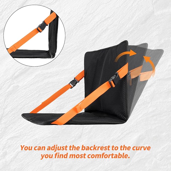 Inflatable Folding Seats, Portable Chairs with Back Support, Foldable and Lightweight Seat for Camping/Sporting Events,Stadium Seats with Storage Bag Lounge Chair