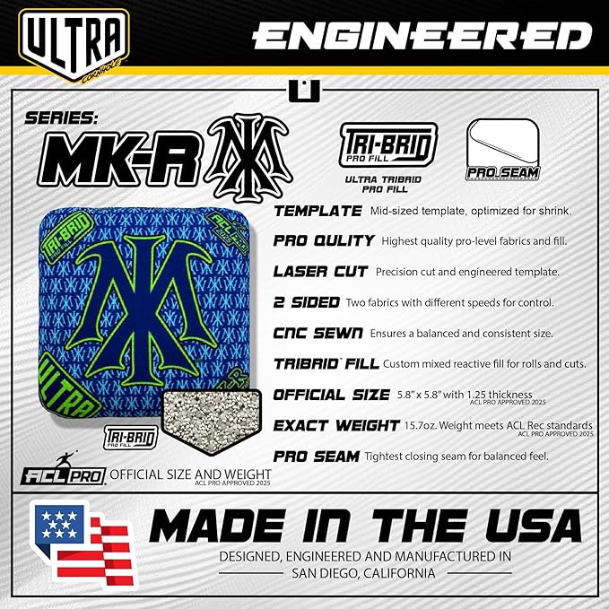 Bags MK-R Cornhole Bag Set - ACL Approved
