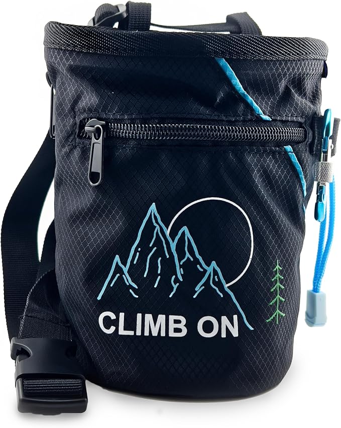 Chalk Bag + Ball for Rock Climbing, Bouldering, Top Rope | Climb On
