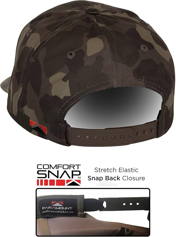 Paramount Outdoors Sporting Hat Collection for Men Hunting and Fishing Caps with ComfortSnap