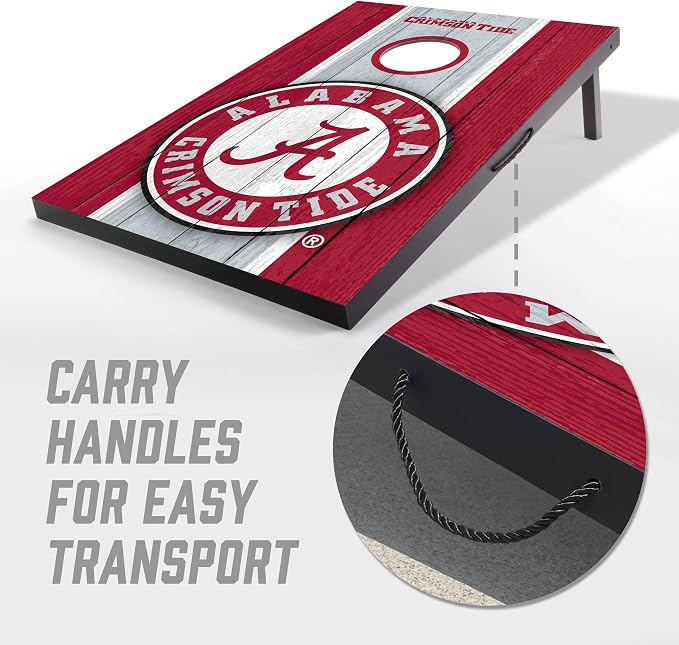 YouTheFan NCAA 2' x 3' Portable Cornhole Game with Logo Bags