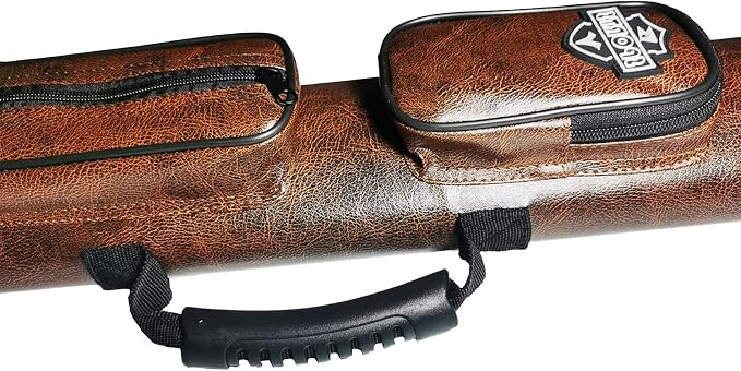 2x2 Hard cue case Oval Pool Cue Billiard Stick Carrying Case