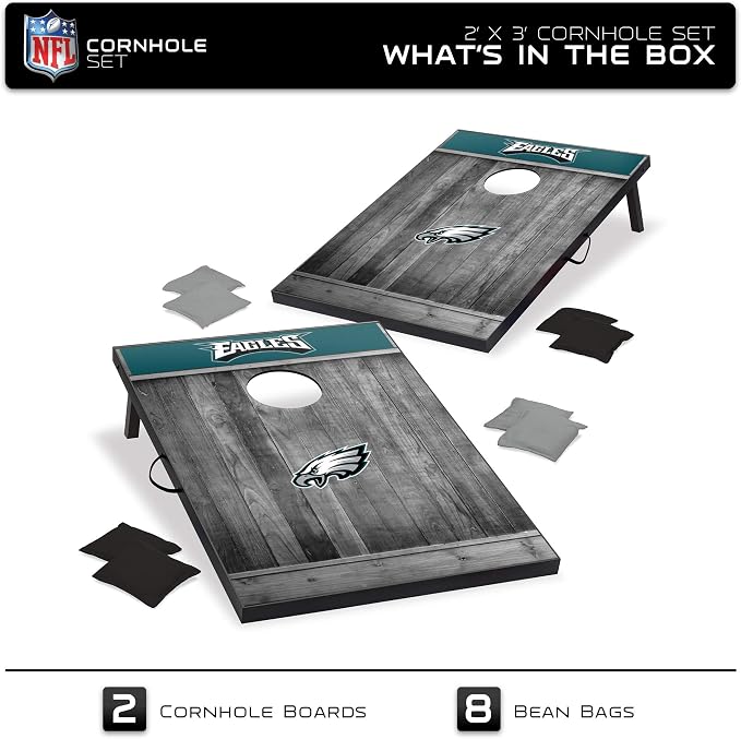 Wild Sports 2'x3' MDF Wood NFL Cornhole Set