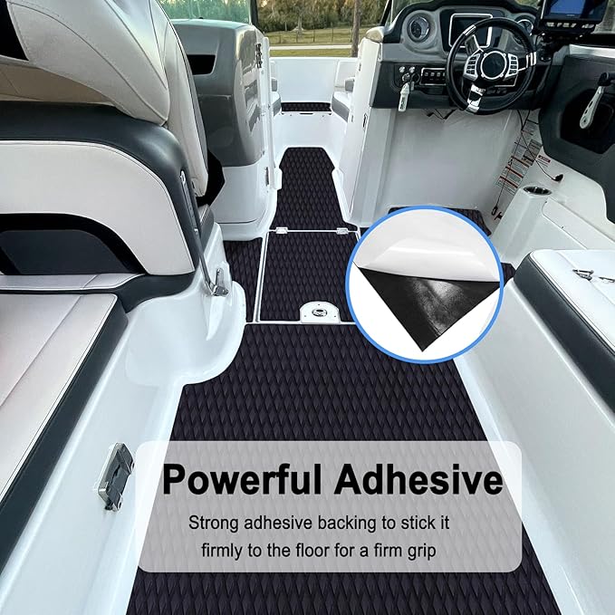 HZshark EVA Foam Boat Decking Sheet Universal DIY Surfboard Traction Pad Non-Slip Grip Mat Trimmable Sheet for Kayak RV Yacht Pool Skateboard Skimboard Step Green Yellow Orange Blue Dark Grey Black