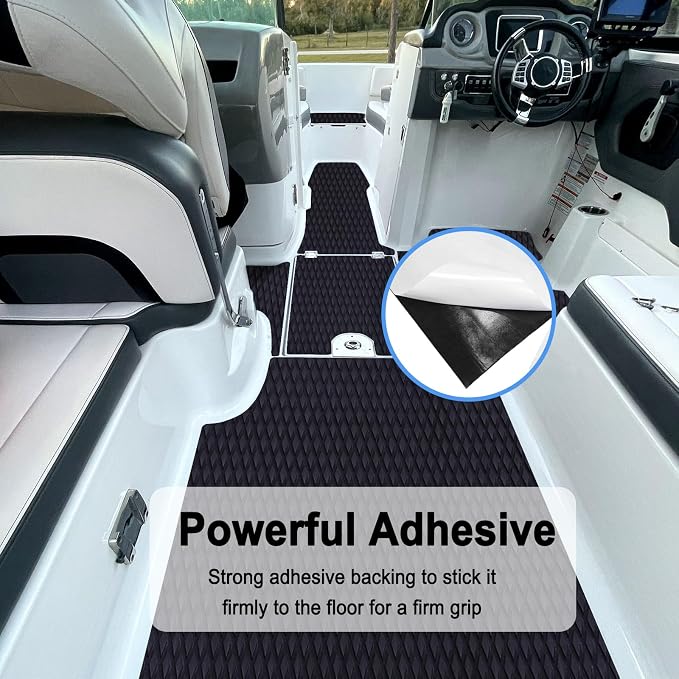 HZshark EVA Foam Boat Decking Sheet Universal DIY Surfboard Traction Pad Non-Slip Grip Mat Trimmable Sheet for Kayak RV Yacht Pool Skateboard Skimboard Step Green Yellow Orange Blue Dark Grey Black