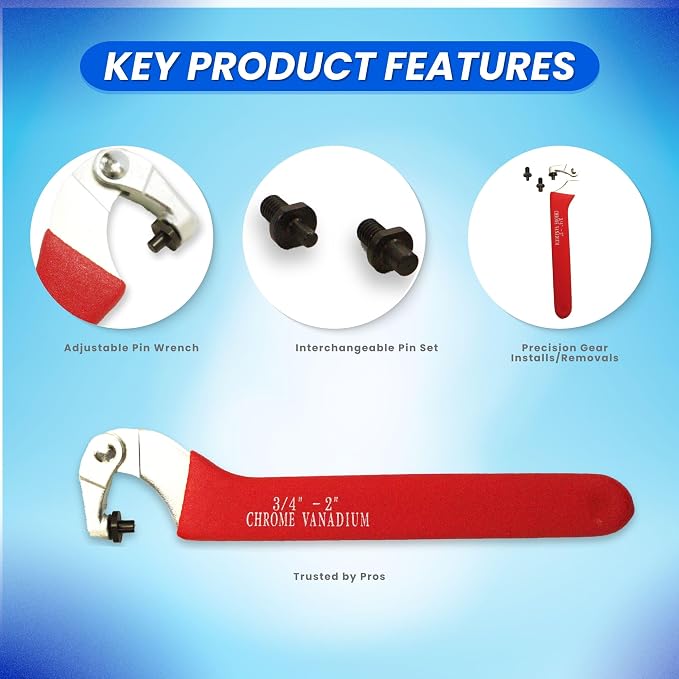 Scuba Choice Scuba Diving Small Pin Adjustable Spanner Wrench