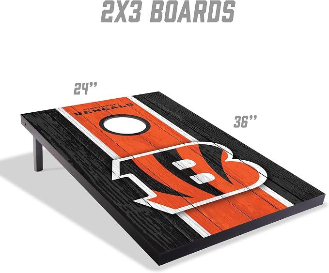 YouTheFan NFL 2' x 3' Portable Cornhole Game with Logo Bags
