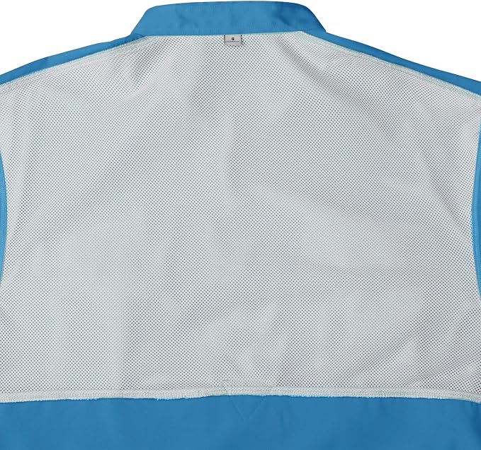 Alimens & Gentle Short Sleeve Fishing Shirt Wicking Fabric Sun Protection Casual Button Down Shirts