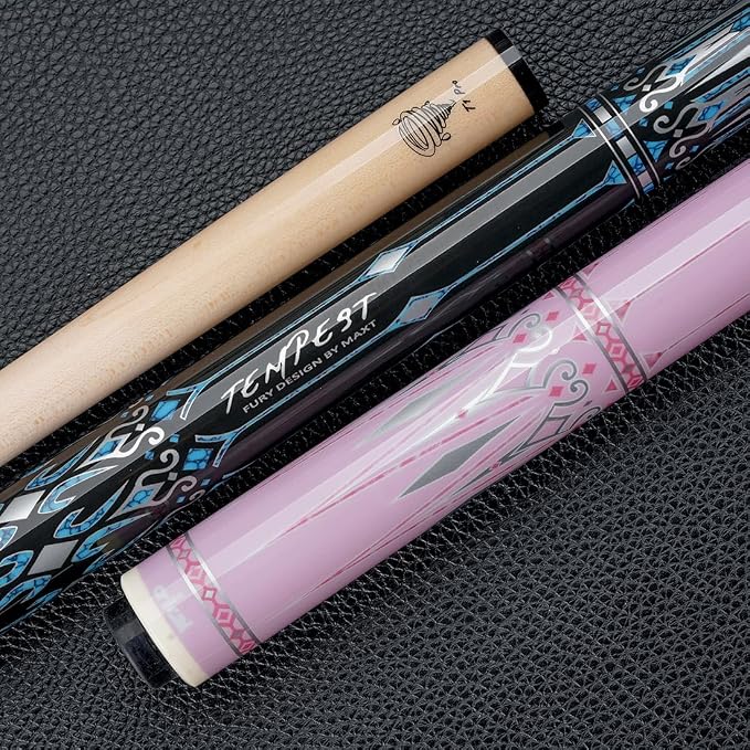 CRICAL-Fury AE-NT Series Pool Stick with 1X1 Hard Case,58" Maple Professional Billiard Cue Stick (10.5/11.5/12.5mm Tip) Pool Cue Set