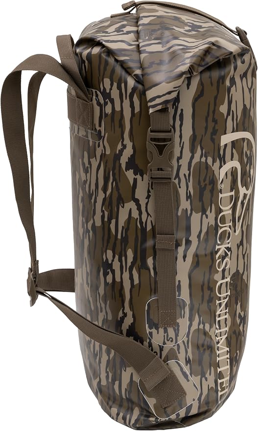 ALPS OutdoorZ Ducks Unlimited Guardian Backpack Dry Bag, 35L - Mossy Oak Original Bottomland