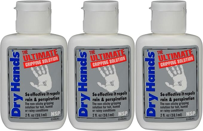 Dry Hands 2oz Ultimate Gripping Solution Golf/Sports 3-Pack