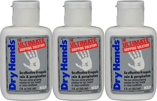 Dry Hands 2oz Ultimate Gripping Solution Golf/Sports 3-Pack