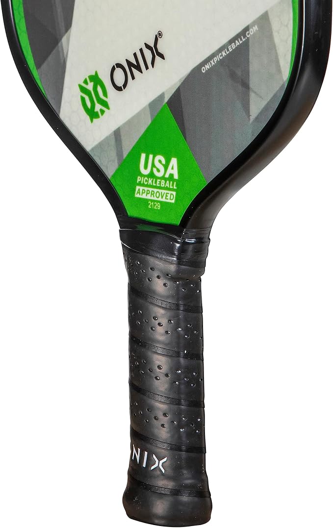 Onix Graphite Z5 Carbon Fiber Pickleball Paddle with Wide-Body Shape, Honeycomb Core & Graphite Face