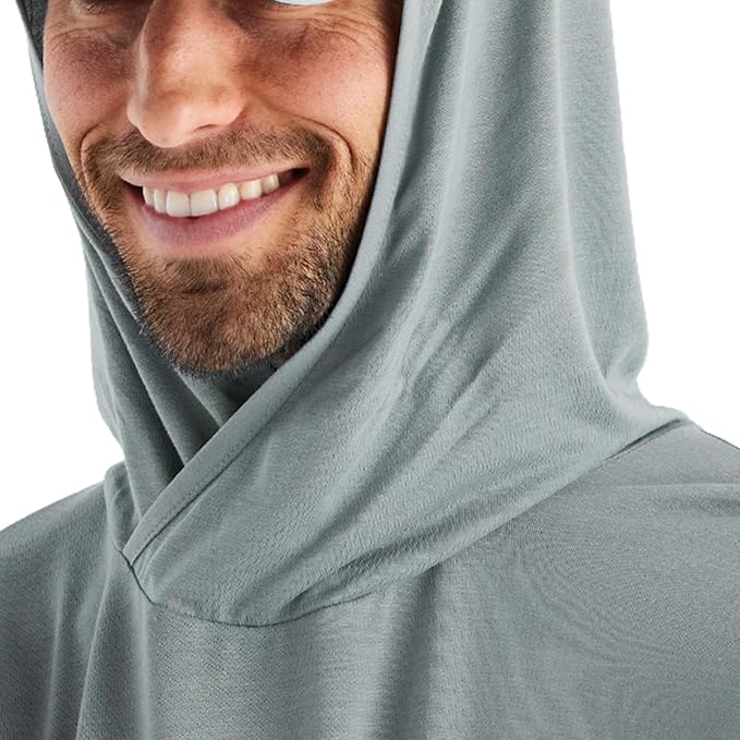 Free Fly Men's Lightweight Hoodie - UPF 20+ Sun Protection Hoodie for Men - Breathable Long Sleeve Sun Shirt for Fishing