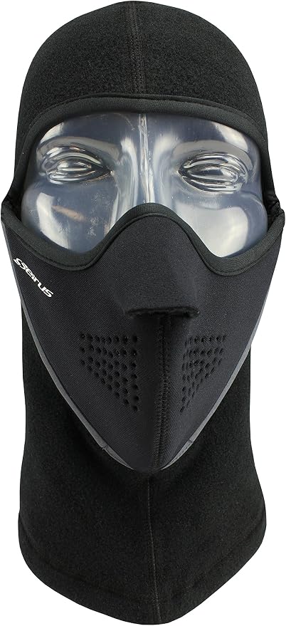 Seirus Innovation Adult Magnemask Convertible Neofleece Cold Weather Mask Combo 3-in-1 Clava with Hood, Face Mask & Neck Warmer