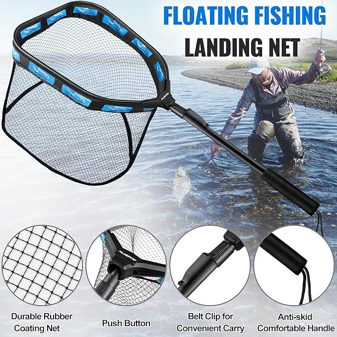 PLUSINNO Vertical Fishing Rod Holder, Wall Mounted Fishing Rod Rack, Black Fish Claw Control DeviceLS08-03