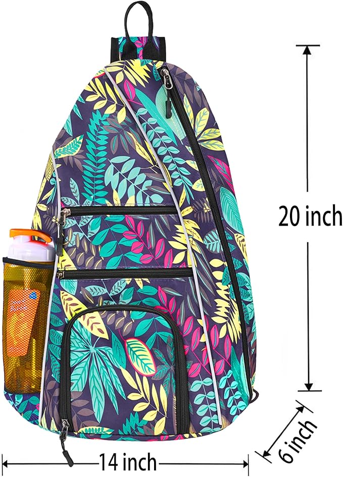 Pickleball Bag - Pickleball Bags for Women Men - Pickleball Backpack - Travel Pickleball Paddle Case, Pickle Ball Bag for Pickleball Paddle Tennis Racket, Protable Pickleball Sling Bag