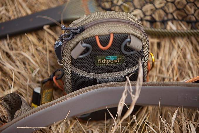Fishpond: San Juan Vertical Chest Pack, Sand/Saddle Brown