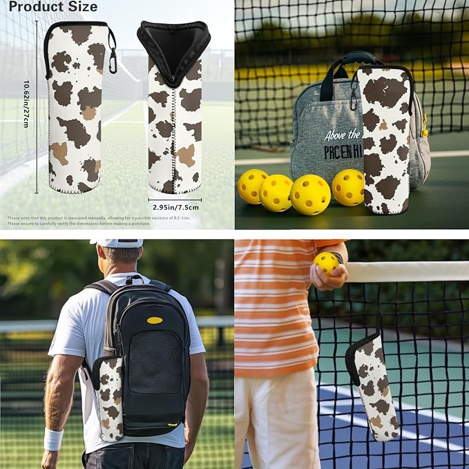 Pickleball Paddles Set 3PCS Pickleball Paddle Case Pickleball Racket Pickleball Bag Ideal for Beginners Gifts