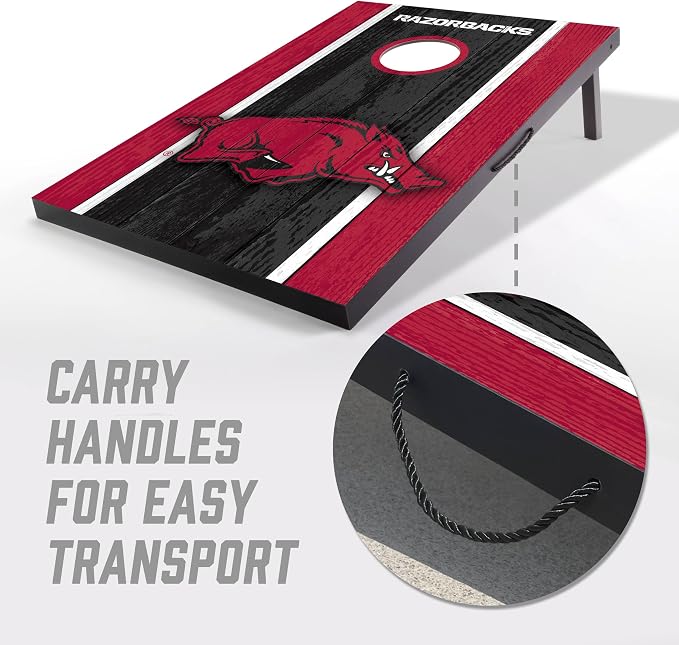 YouTheFan NCAA 2' x 3' Portable Cornhole Game with Logo Bags