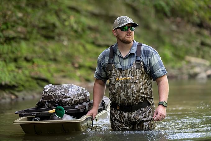 ALPS OutdoorZ Ducks Unlimited Guardian Backpack Dry Bag, 50L, Mossy Oak Original Bottomland