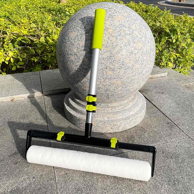 4pcs 18 Inch Paint Roller Set, Large Paint Roller Covers with End Caps for Ceiling,Wall,Floor,Decks Painting
