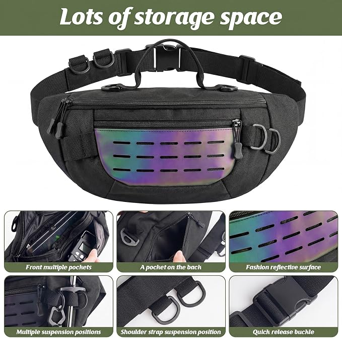Fishing Tackle Bag & Tools Kit Fishing Accessories,Waterproof Fishing Waist Pack with Fishing Pliers,Fish Hook Remover,Lures,Gear Storage for Men Women Fishing Gifts