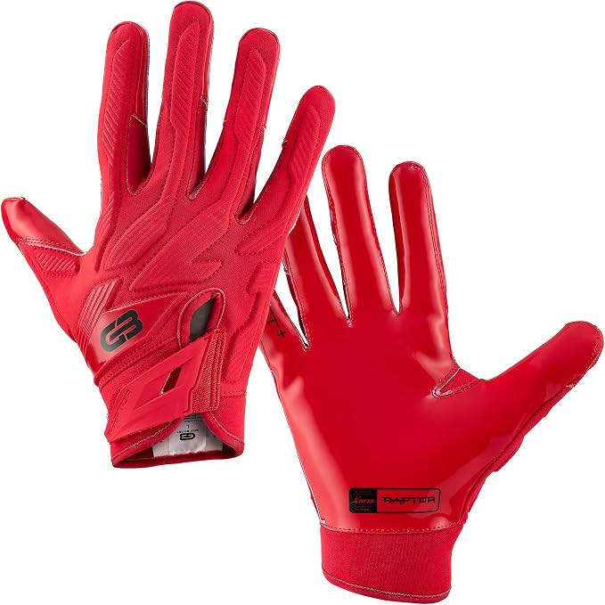 Grip Boost Football Gloves Raptor 2.0 Padded Men's Lineman Gloves with Boost Plus Grip Technology